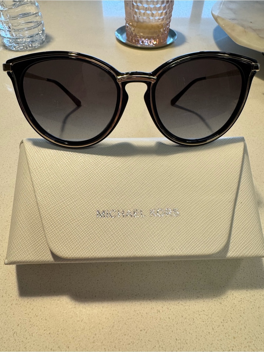 Michael Kors Brisbane Sunglasses MK1077 1014T3 w/ Case & Papers